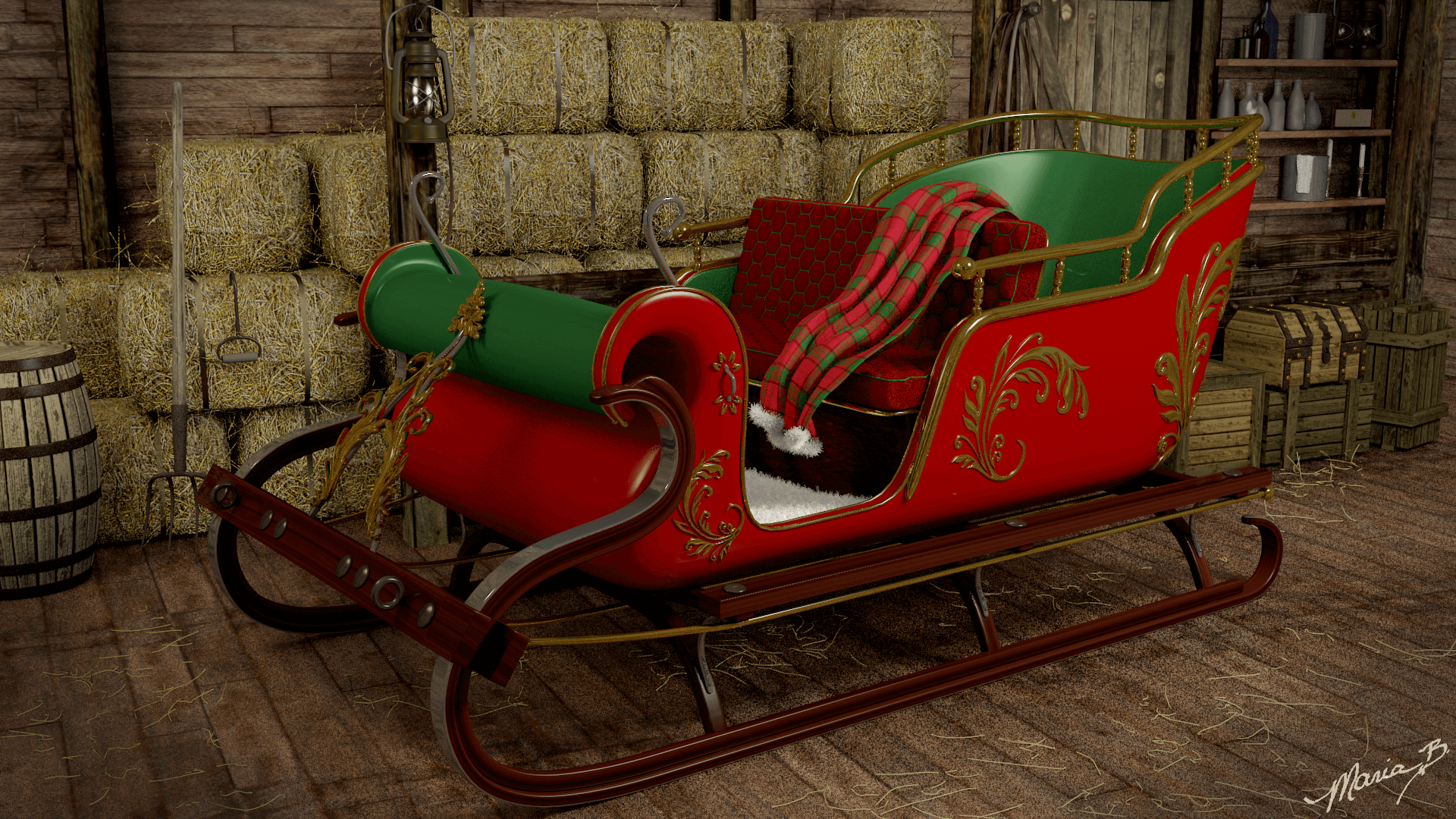 Christmas Sleigh 1